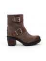 bottines à talons karton taupe paoyama