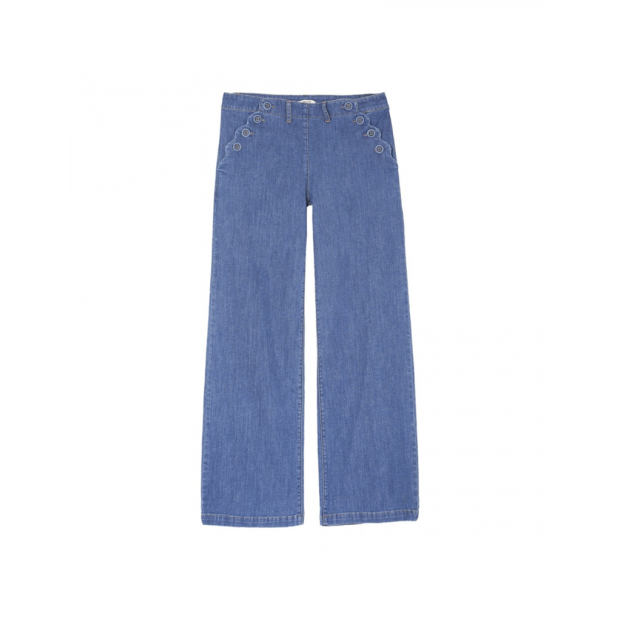 pantalons et jeans jean t047 medium bleach Emile et Ida
