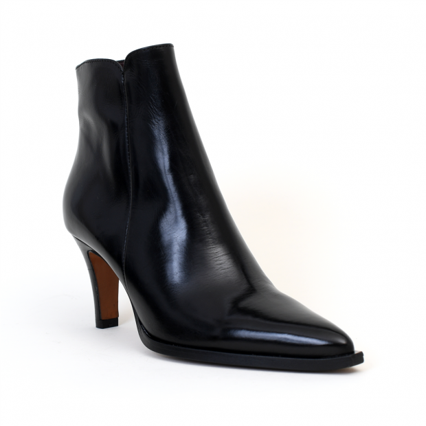 bottines à talons ramoulu noir Muratti