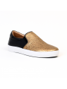 Baskets loulamar noir/or kmassalia
