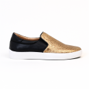 Baskets loulamar noir/or kmassalia