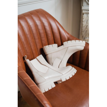 Bottines links whisper white Ash