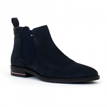 boots signature th chelsea bleu Tommy Hilfiger