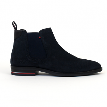 boots signature th chelsea bleu Tommy Hilfiger