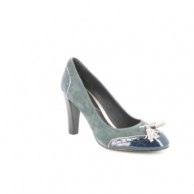 escarpins bride arrière tulipe gris c pétula