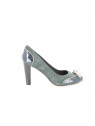 escarpins bride arrière tulipe gris c pétula
