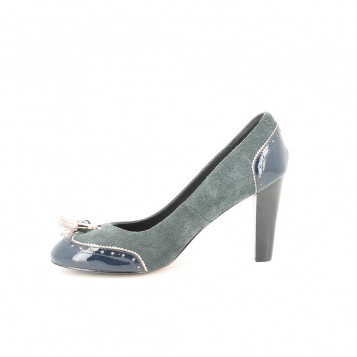 escarpins bride arrière tulipe gris c pétula