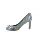 escarpins bride arrière tulipe gris c pétula