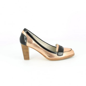 escarpins bride arrière queen rose gold c pétula