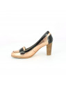 escarpins bride arrière queen rose gold c pétula